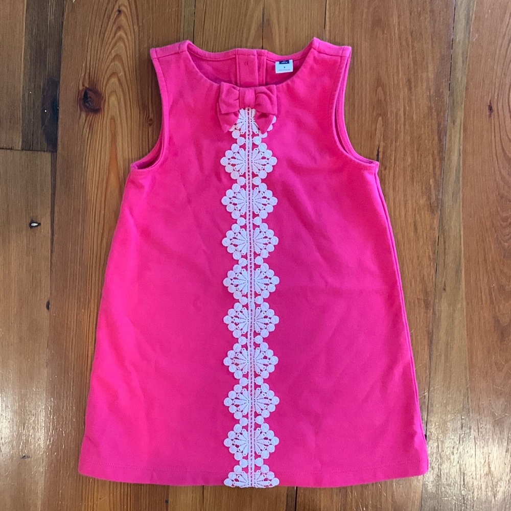 Janie and jack hot pink ponte dress